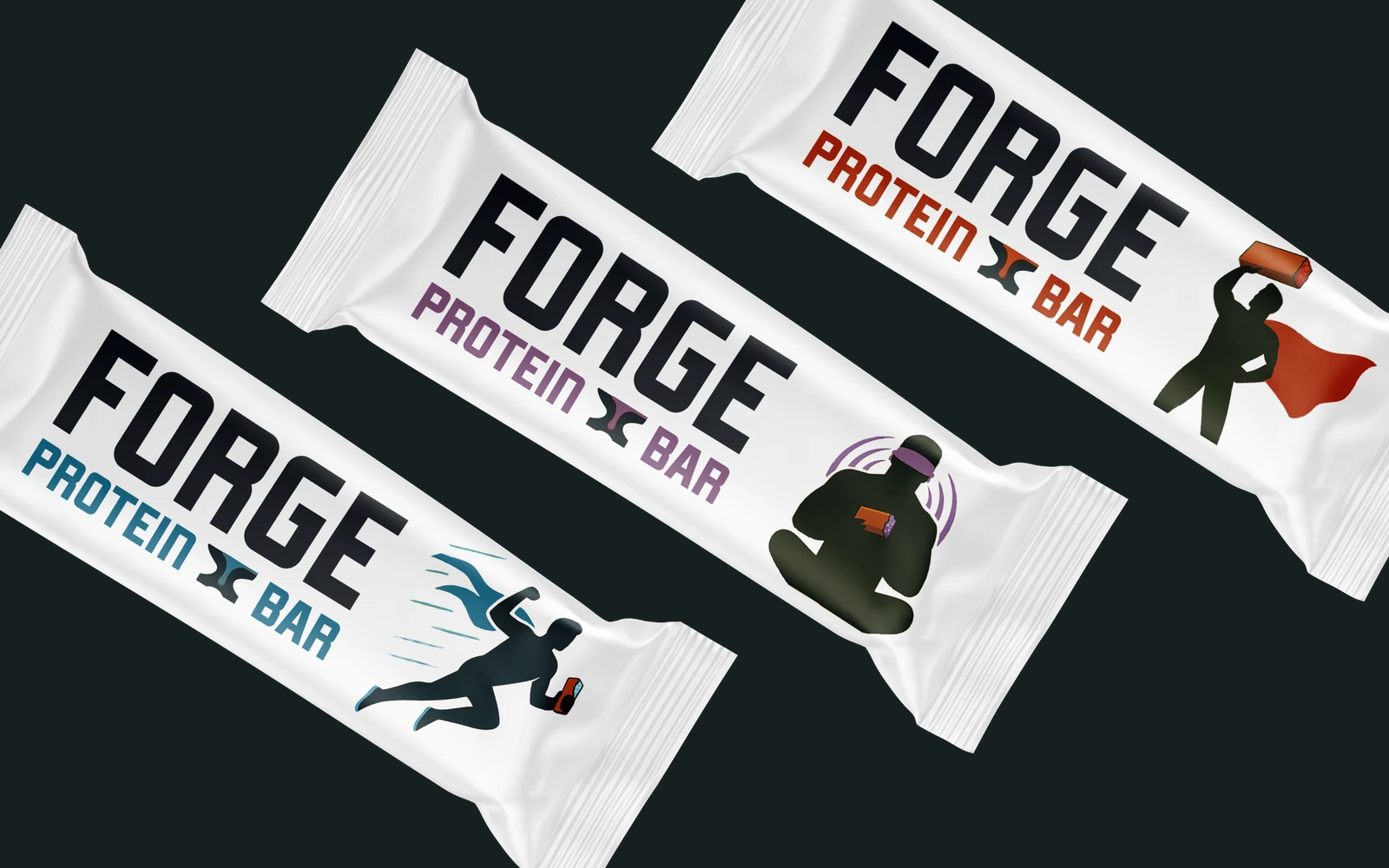 FORGE Protein Bar marka kimliği