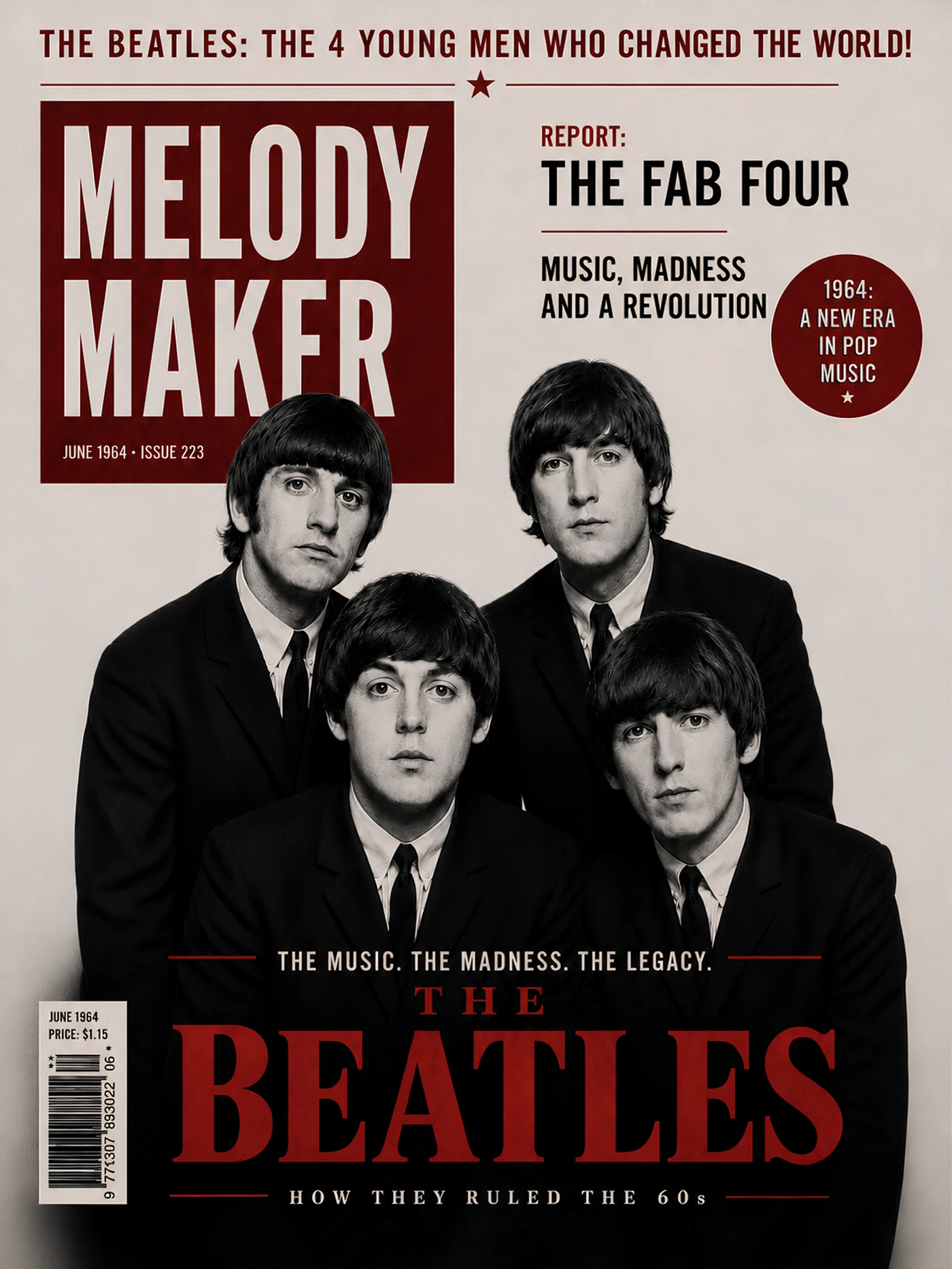 Melody Maker dergi tasarımı