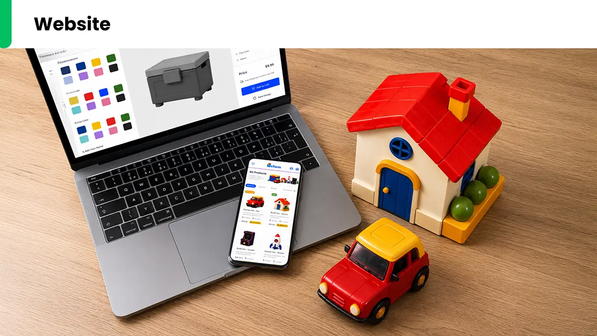 REFORM web sitesi ve konfigüratör
