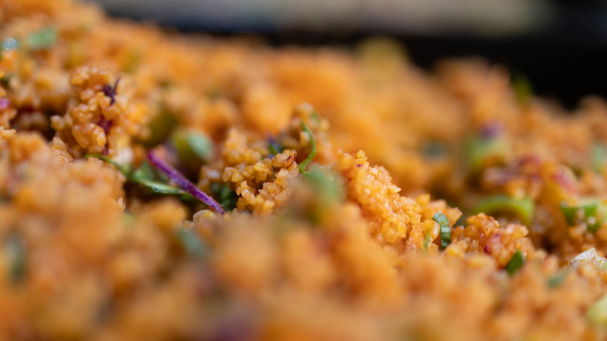 Tepside bulgur pilavı